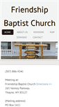 Mobile Screenshot of friendshipbaptiststarvalley.org